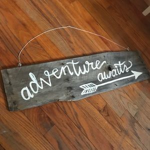 Adventure Awaits Wall Hanging Decor